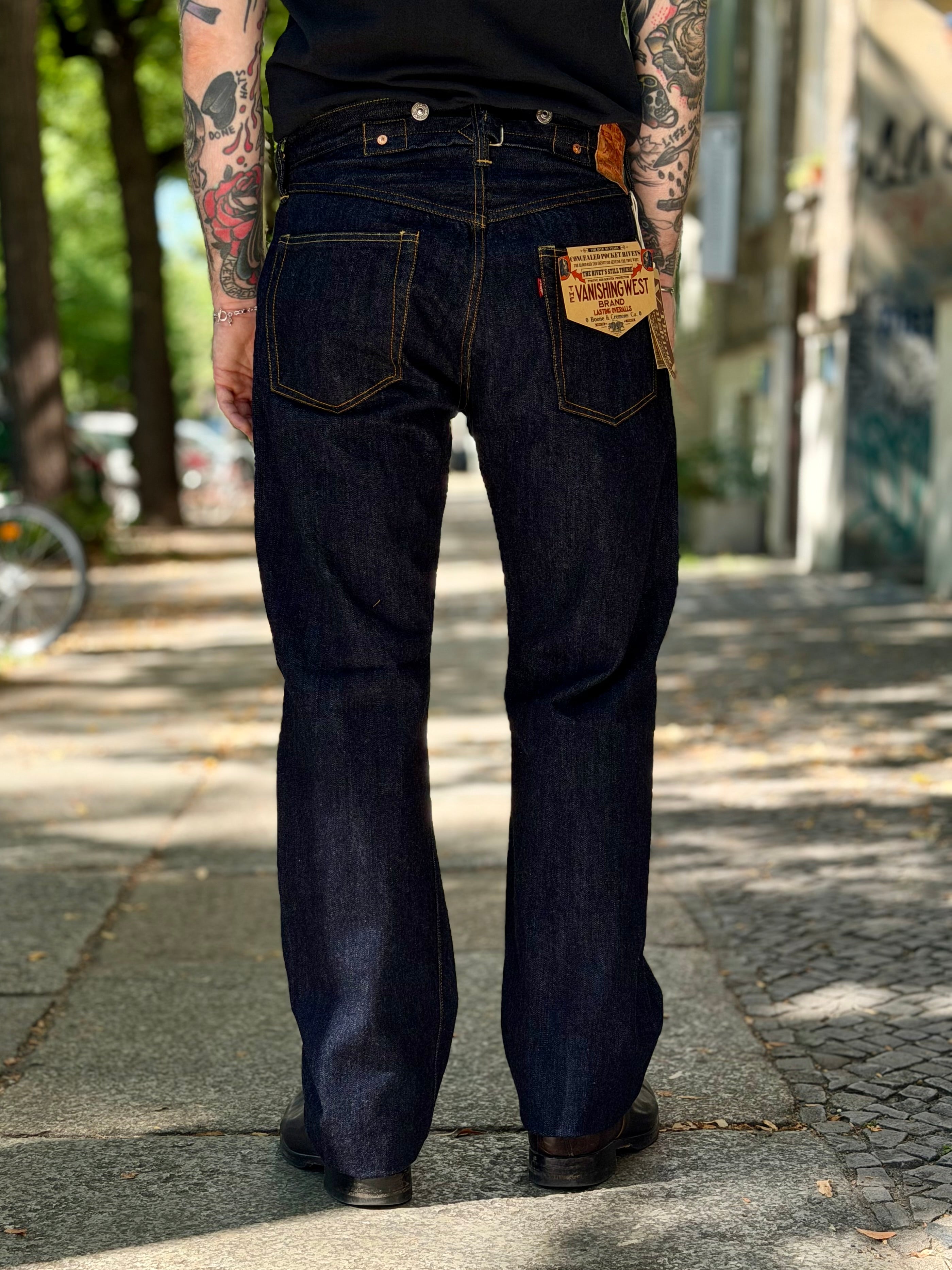 "Lot 601 XX 1941" - 5 Pocket Jeans - Earliest WWII Era Reproduction Model - Original 14oz Indigo Denim