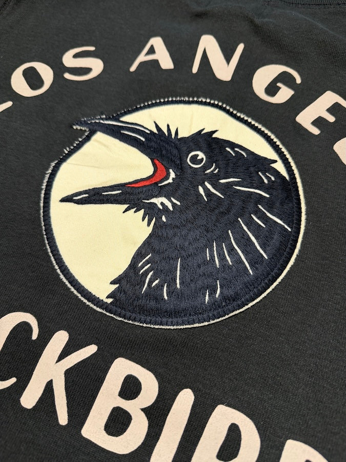 OLD CROW by Glad Hand & Co. -BLACKBIRDS -  L/S HENRY T-SHIRTS - Black