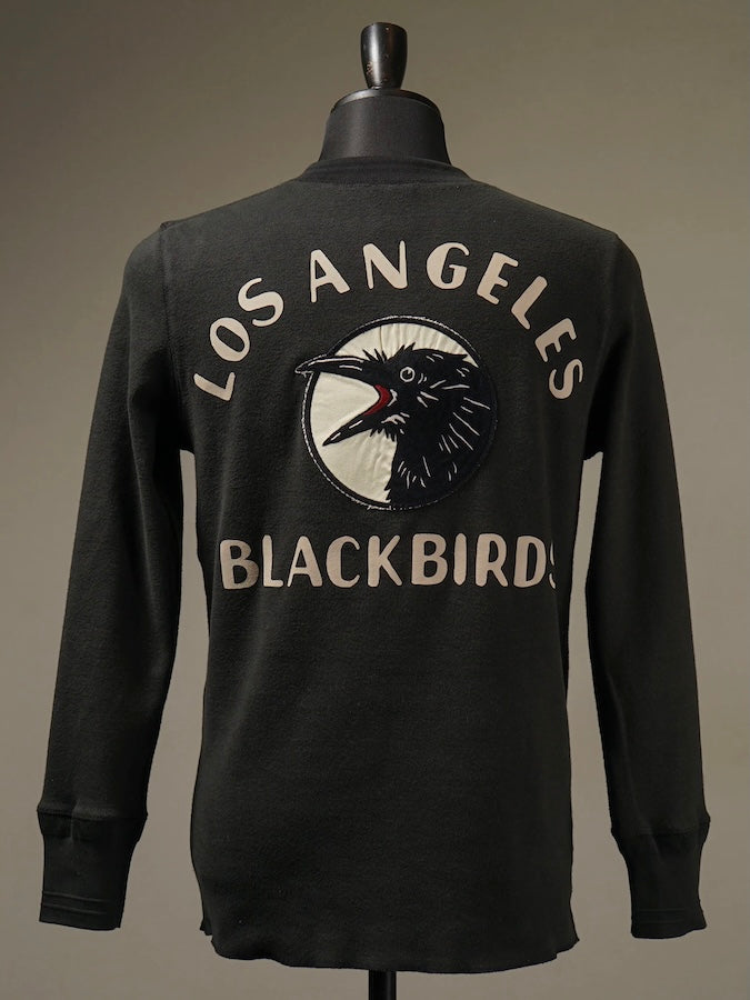 OLD CROW by Glad Hand & Co. -BLACKBIRDS - L/S HENRY T-SHIRTS - Black