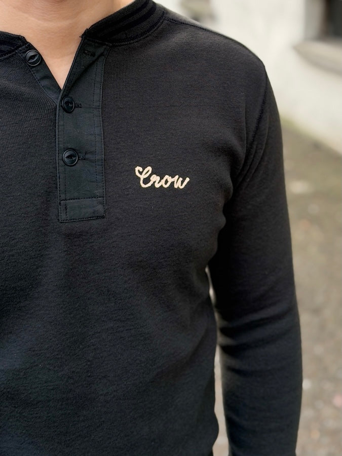 OLD CROW by Glad Hand & Co. -BLACKBIRDS -  L/S HENRY T-SHIRTS - Black