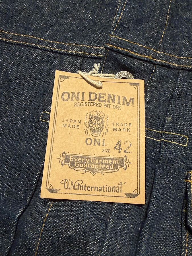 01507L-Ishikawadai Type I Jacket - 15oz Selvedge Denim