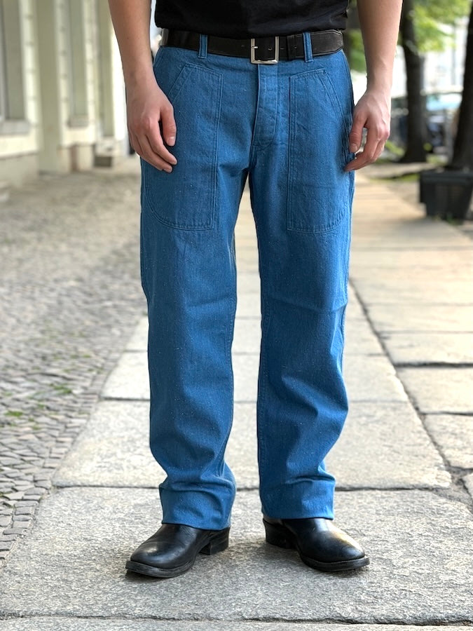LP-1191-L - 10oz Double Pocket Worker Pants - Light Indigo