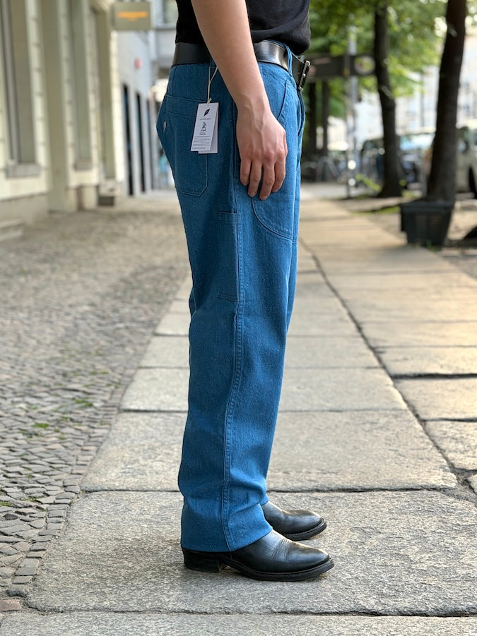 LP-1191-L - 10oz Double Pocket Worker Pants - Light Indigo