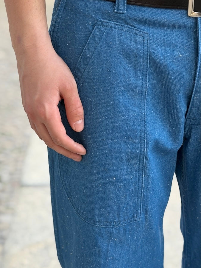 LP-1191-L - 10oz Double Pocket Worker Pants - Light Indigo