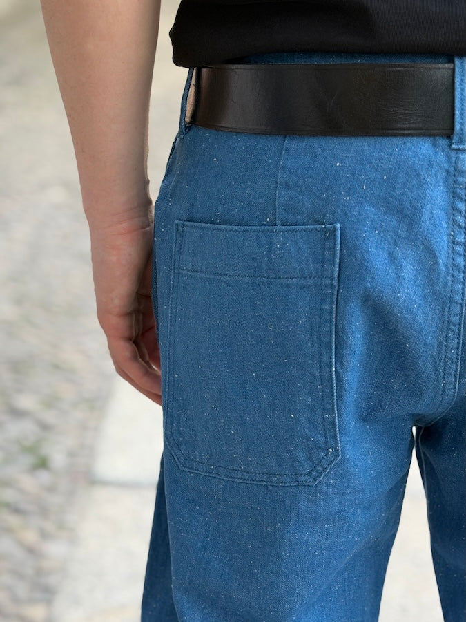 LP-1191-L - 10oz Double Pocket Worker Pants - Light Indigo