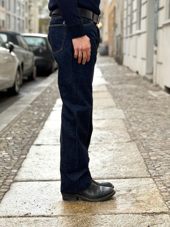 XX-002 - 14oz Selvedge Denim - Indigo - Piped Straight
