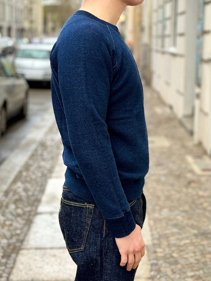 5409-ID - Indigo Dyed Yarn - Raglan Sweatshirt