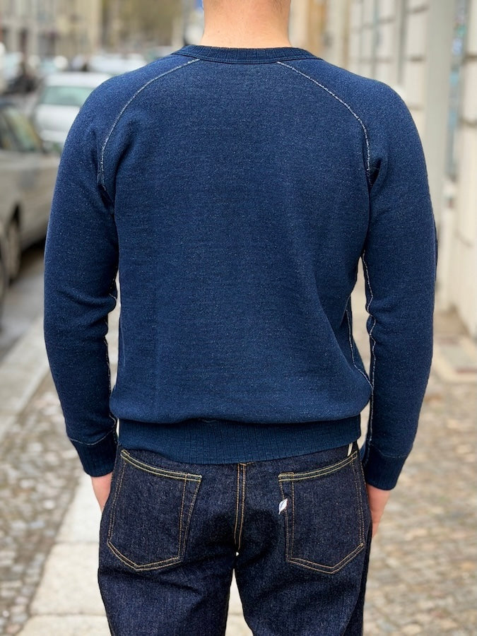 5409-ID - Indigo Dyed Yarn - Raglan Sweatshirt