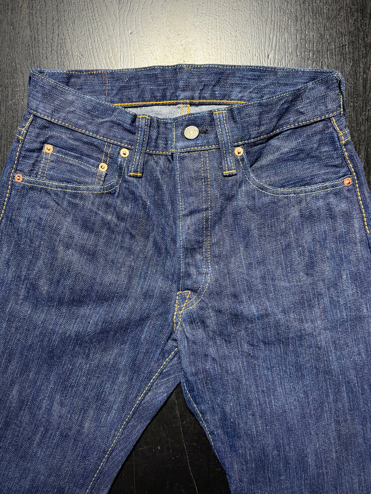 AI-003 - 16oz. Natural Indigo Hank-dyed Denim - Regular Straight