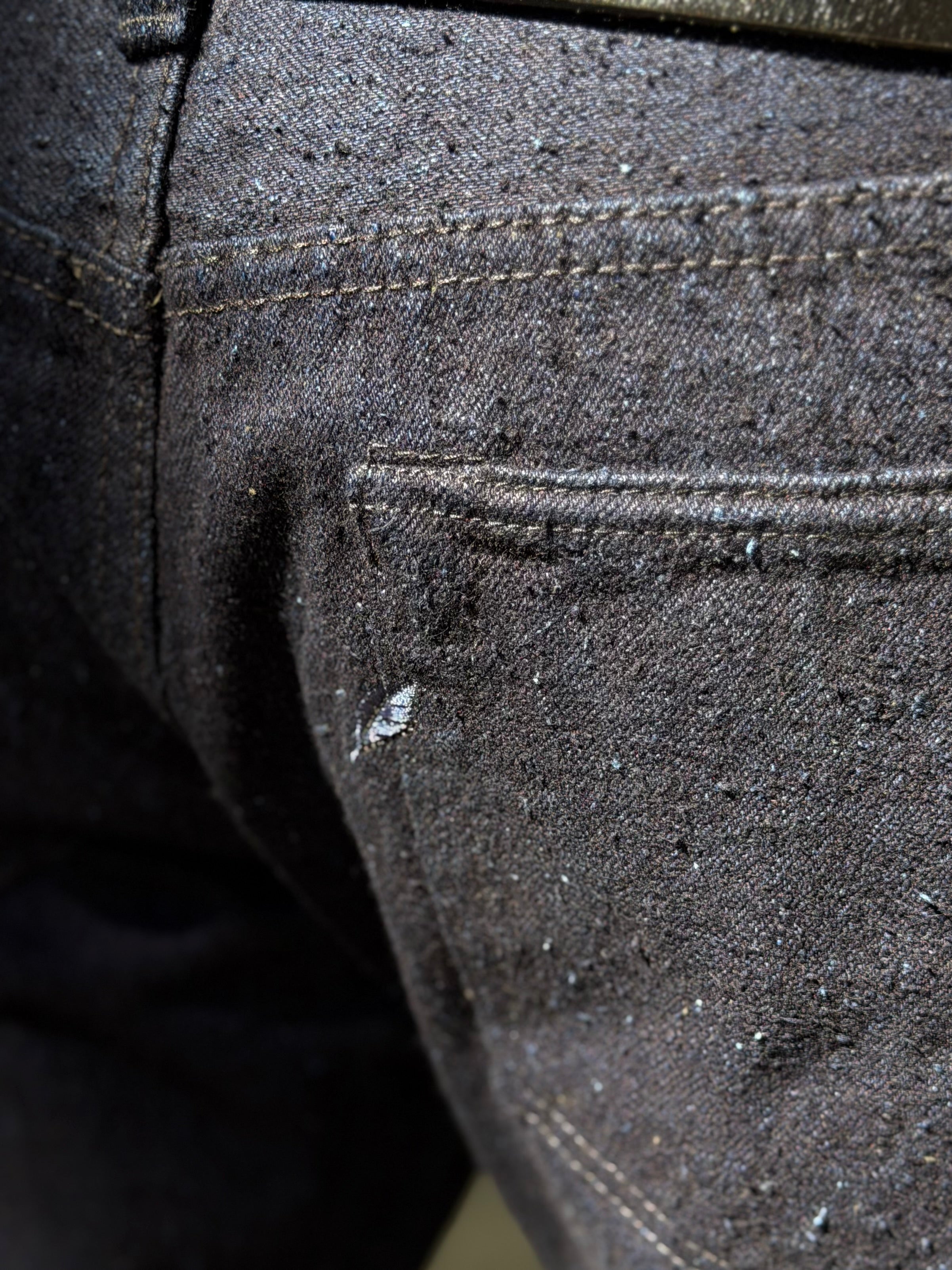 DNP-013-IDSM - 16oz Double Nep Indigo-Sumi Selvedge Denim - Slim Tapered