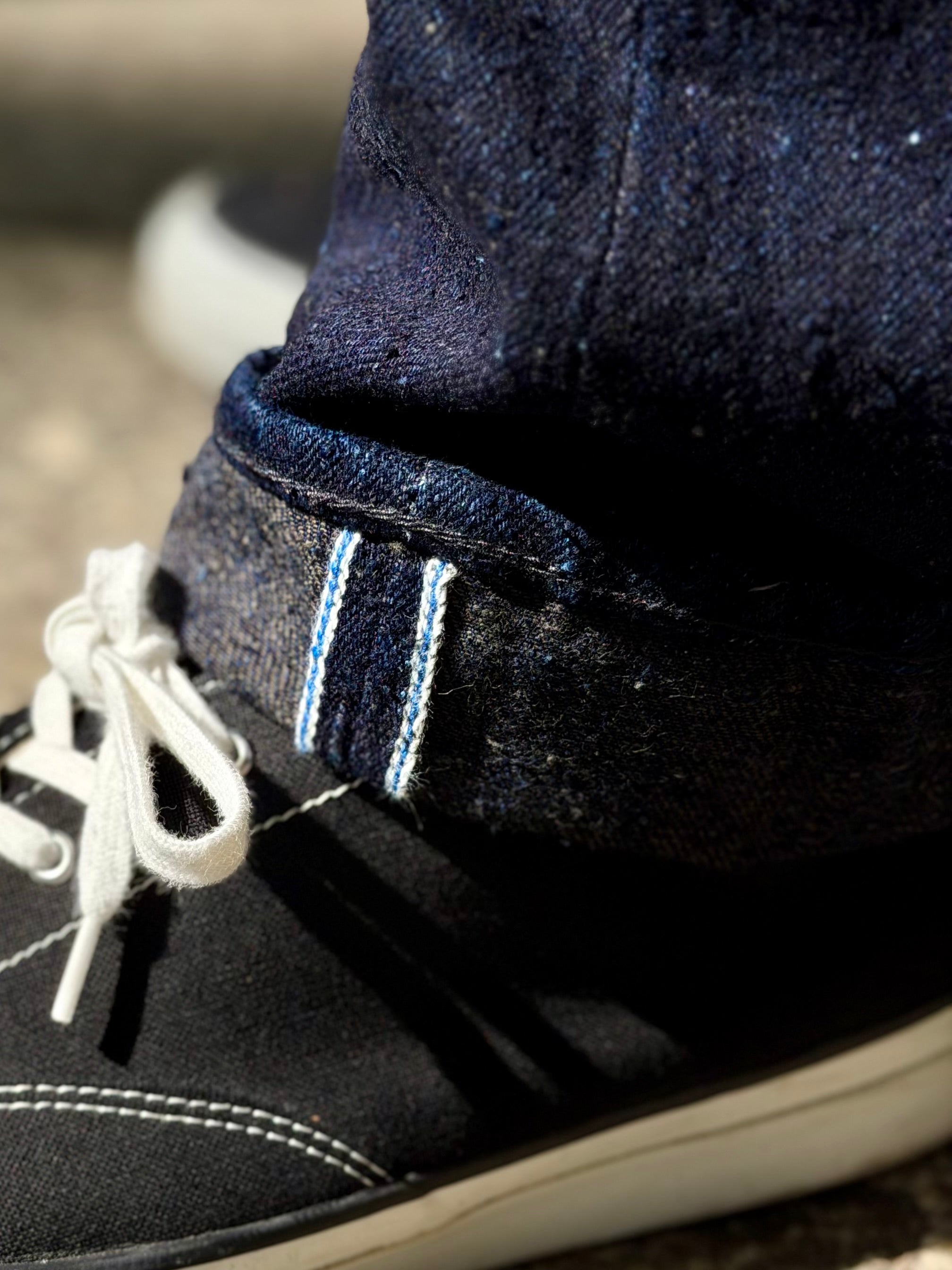 DNP-013-IDSM - 16oz Double Nep Indigo-Sumi Selvedge Denim - Slim Tapered