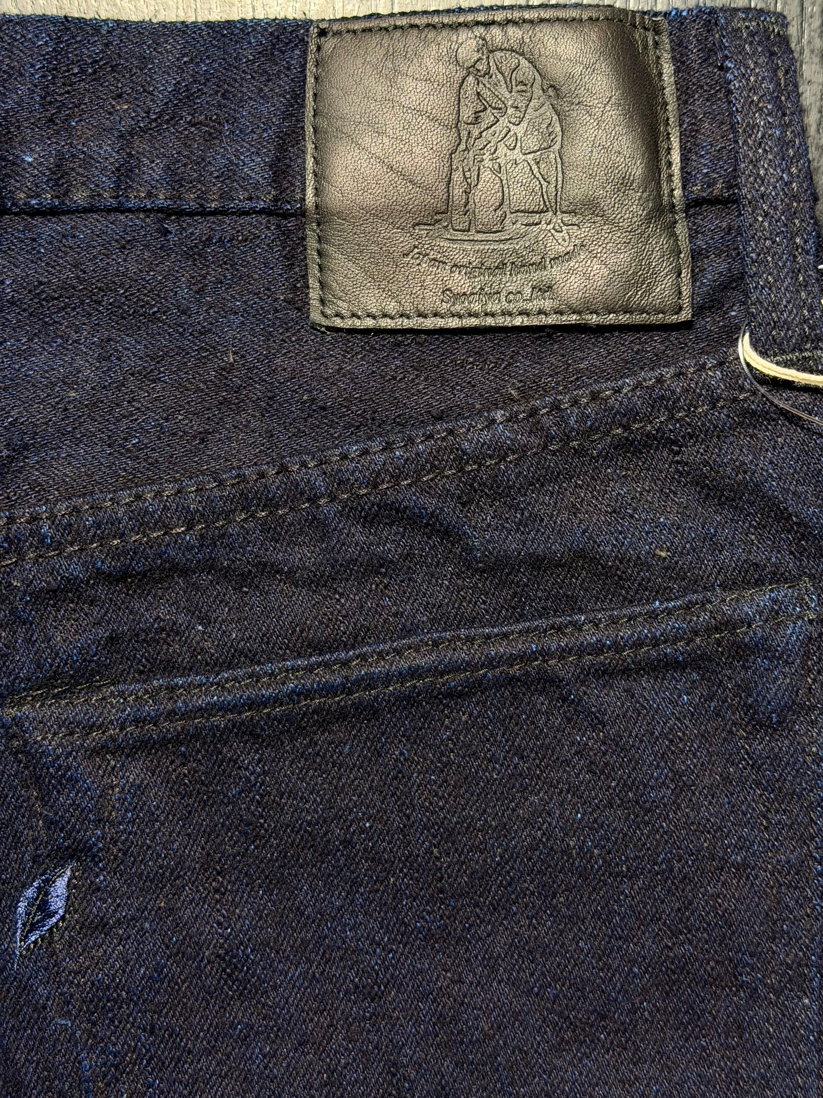 DNP-013-IDSM - 16oz Double Nep Indigo-Sumi Selvedge Denim - Slim Tapered