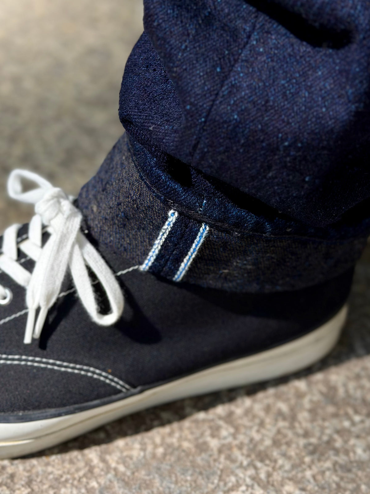 DNP-019-IDSM - 16oz Double Nep Indigo-Sumi Selvedge Denim - Relaxed Tapered