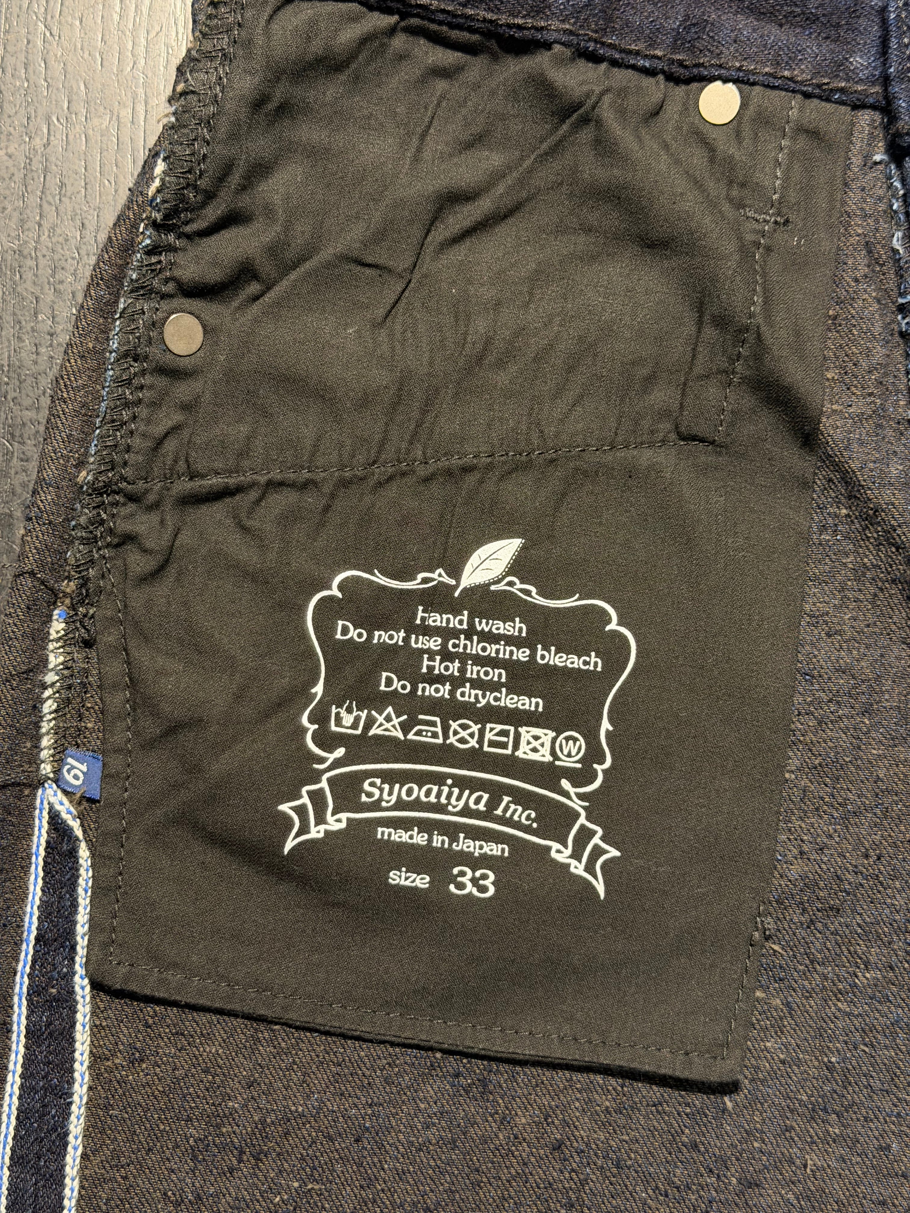 DNP-019-IDSM - 16oz Double Nep Indigo-Sumi Selvedge Denim - Relaxed Tapered