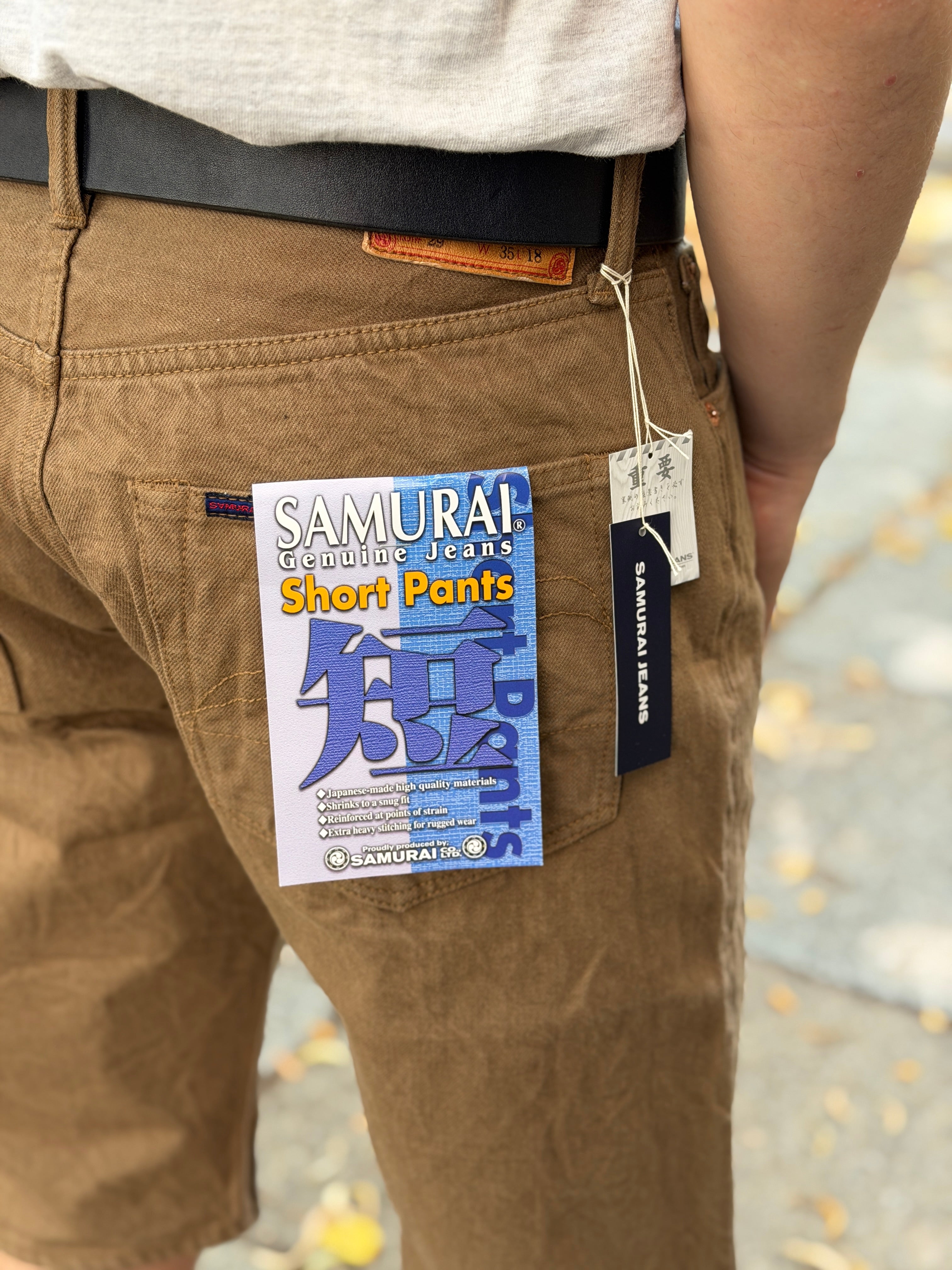 S310SP CHINO SHORTS - 15oz Selvegde Chino Cloth