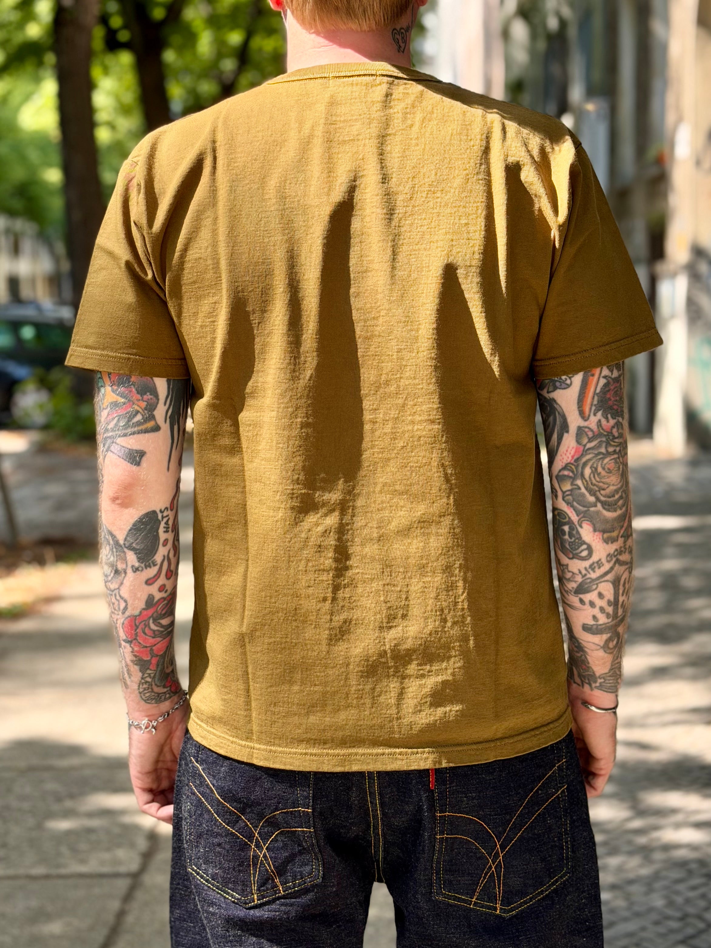 SGT001 Loopwheeled T -Shirt  - 100% Cotton - Olive