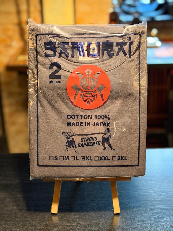 SJ2PST-CREW - Medium Weight 2-PACK TEE - Charcoal Gray