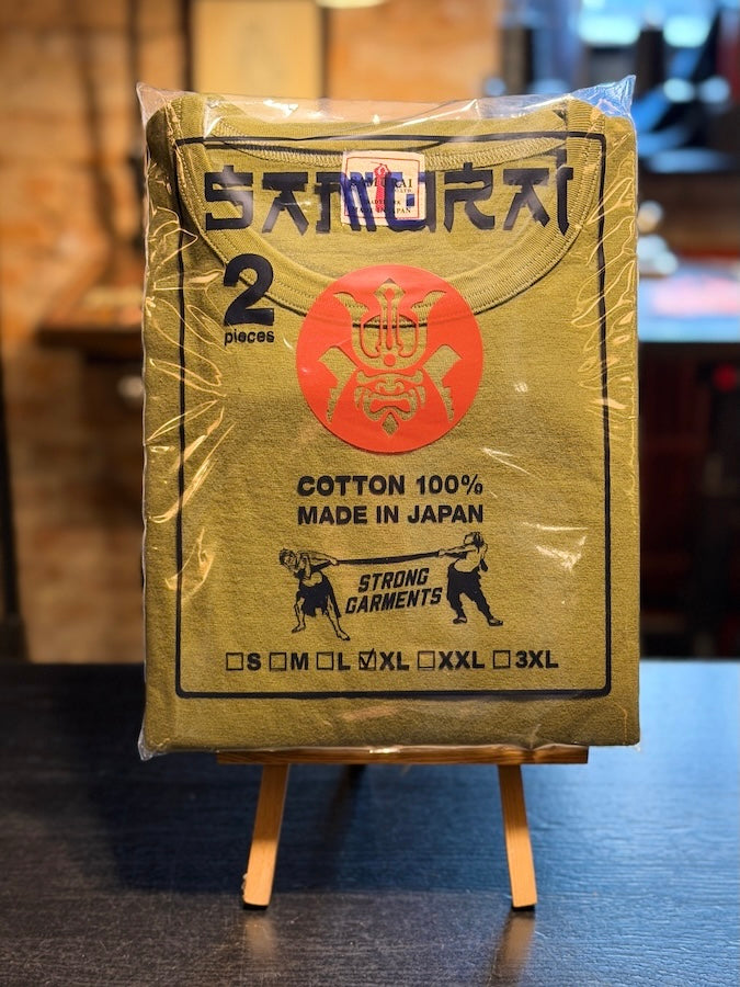 SJ2PST-CREW - Medium Weight 2-PACK TEE - Olive