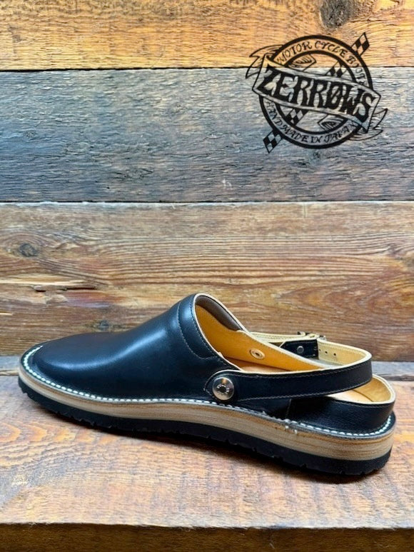 Sabot - Black Teacore HORWEEN CHROMEXCEL Leather