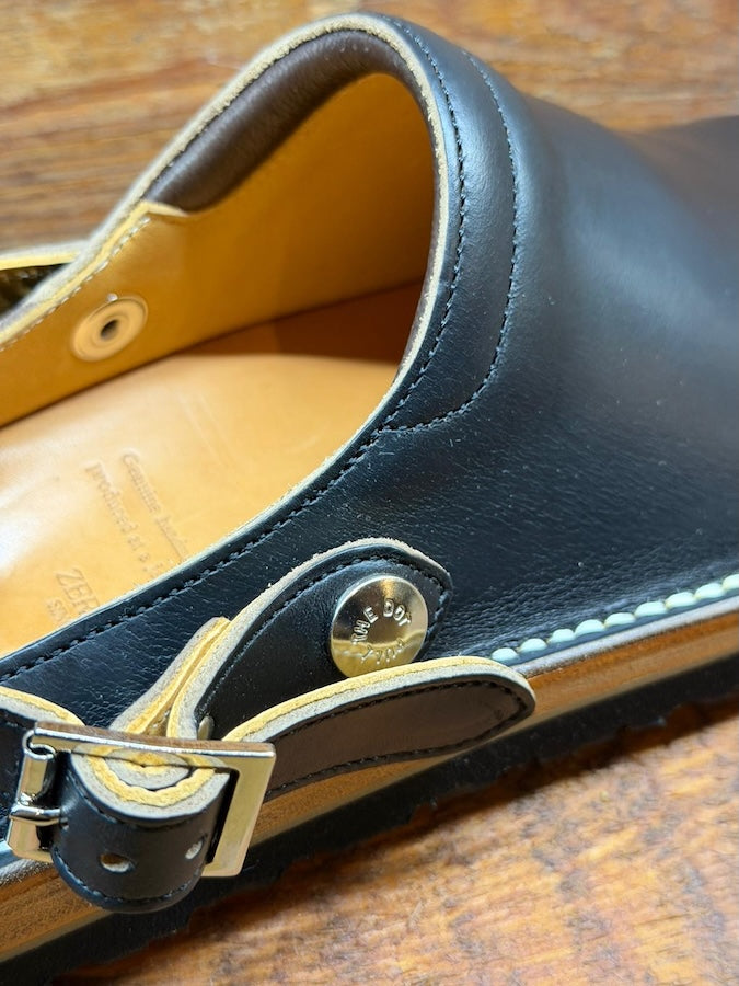 Sabot - Black Teacore HORWEEN CHROMEXCEL Leather