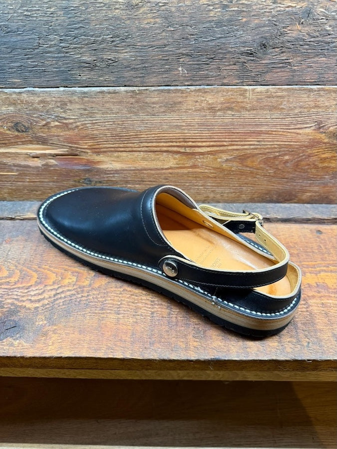 Sabot - Black Teacore HORWEEN CHROMEXCEL Leather