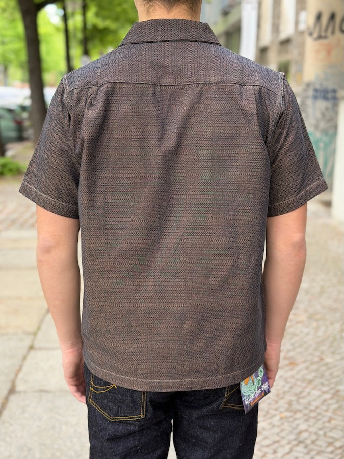 SOS26-KSK Kanoko Aimadara Open Collar Shirt