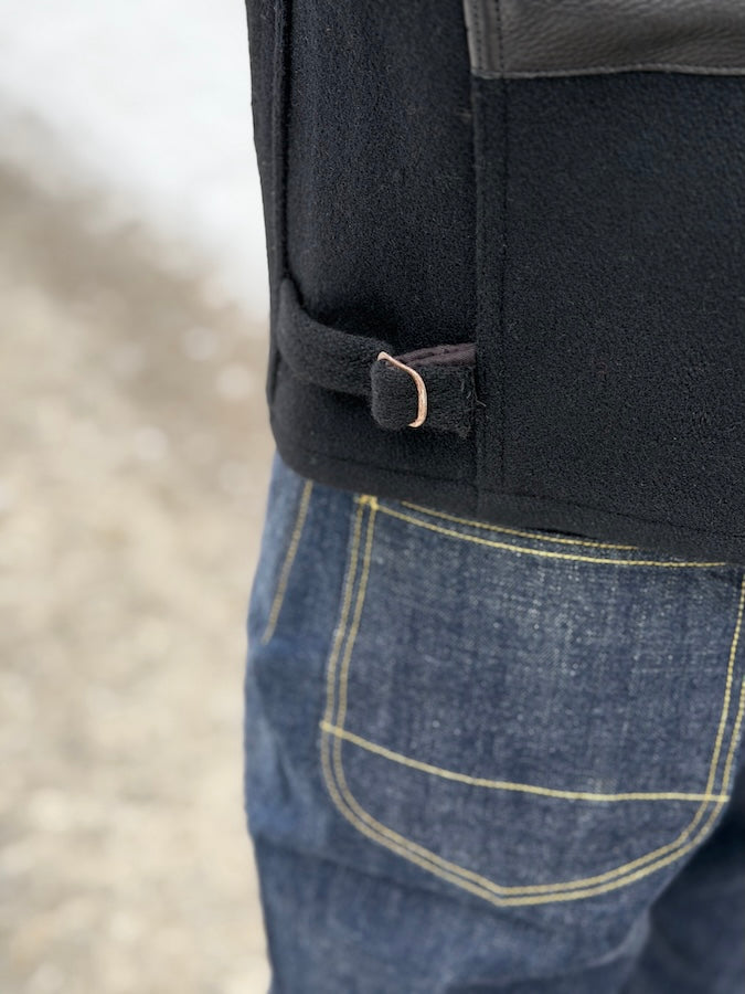 1930s Pioneer Sport Jacket - Melton Wool - Black
