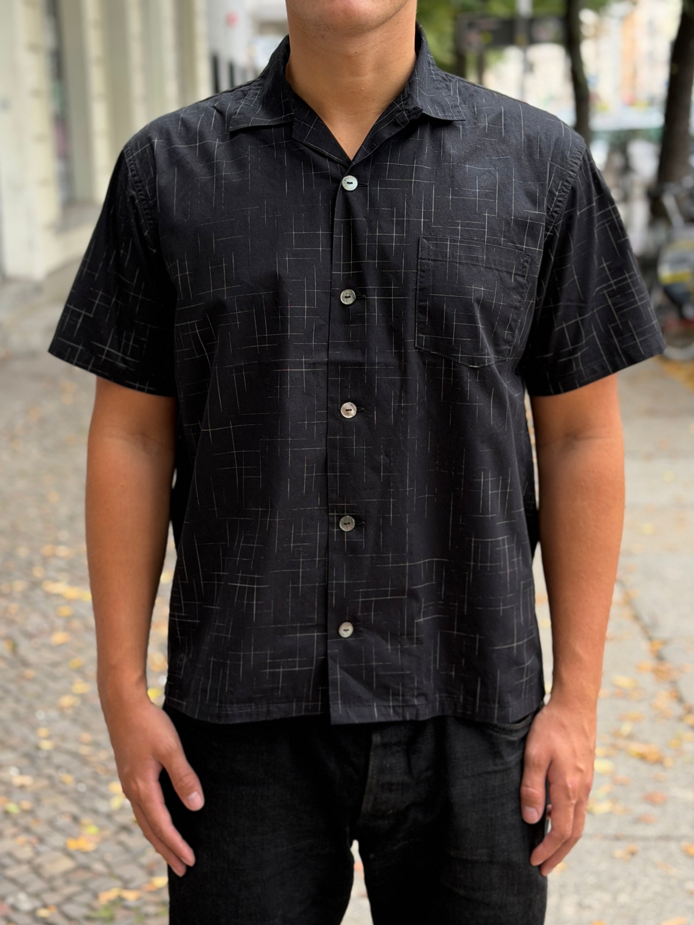Atomic Hawaiian Short Sleeve Shirt - TR26SS-409 - Black