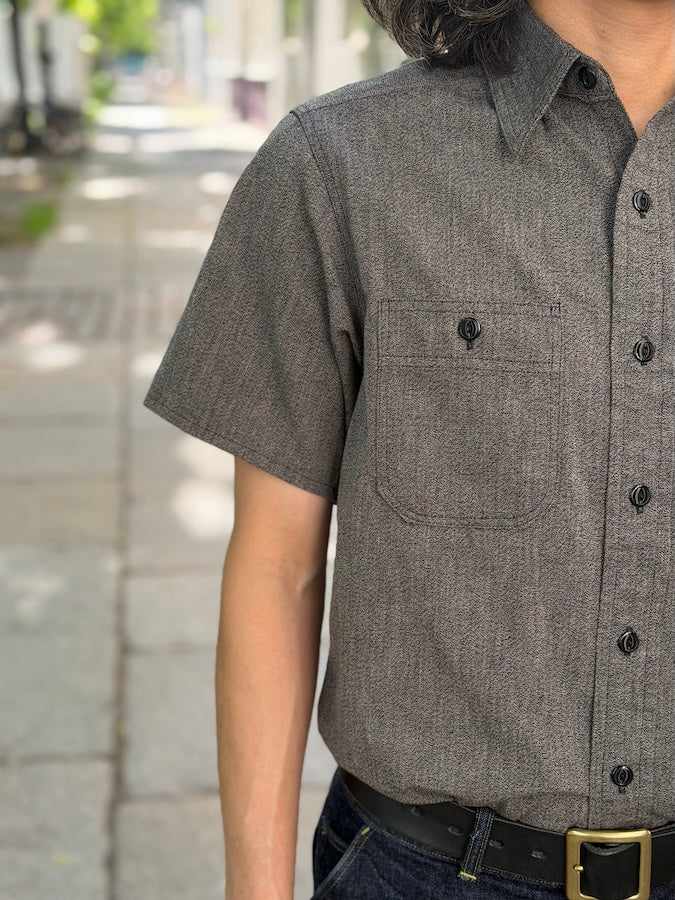 Signal Covert Short Sleeve Shirt - TR26SS-407 - Black Chambray