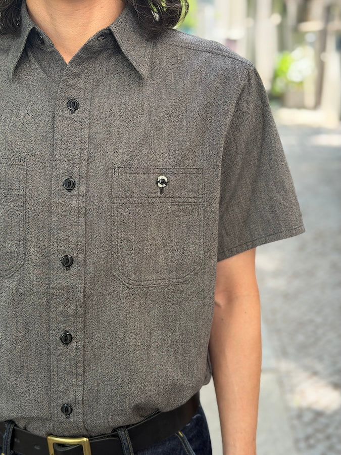 Signal Covert Short Sleeve Shirt - TR26SS-407 - Black Chambray