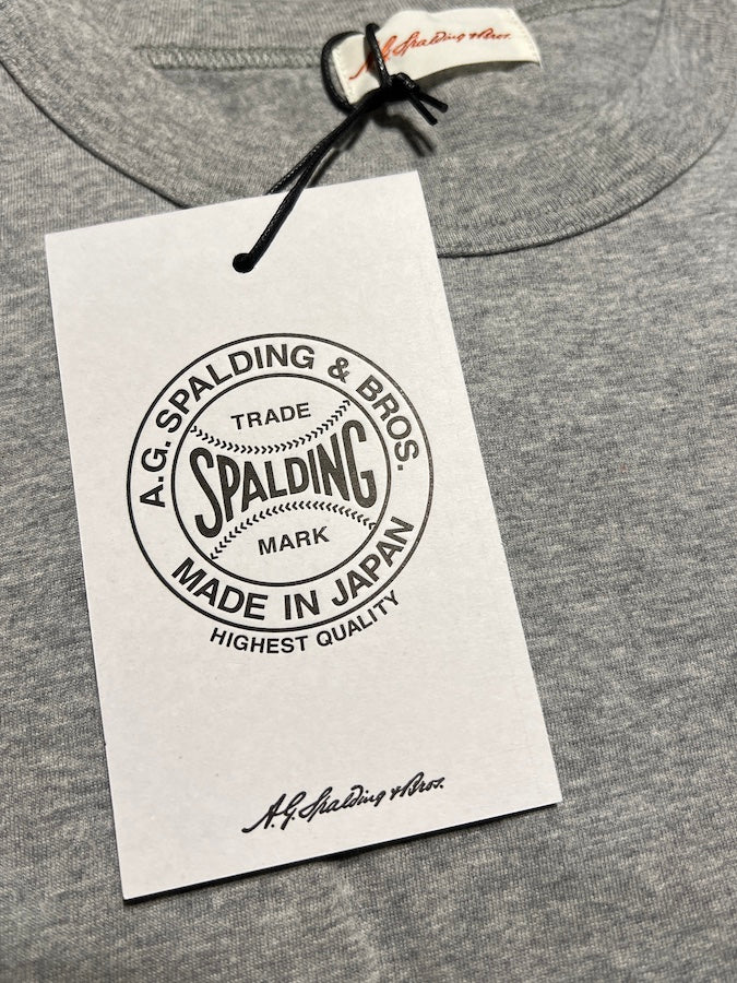 A.G.SPALDING & BROS - CLASSIC 2-PACK POCKET T-SHIRTS - Grey