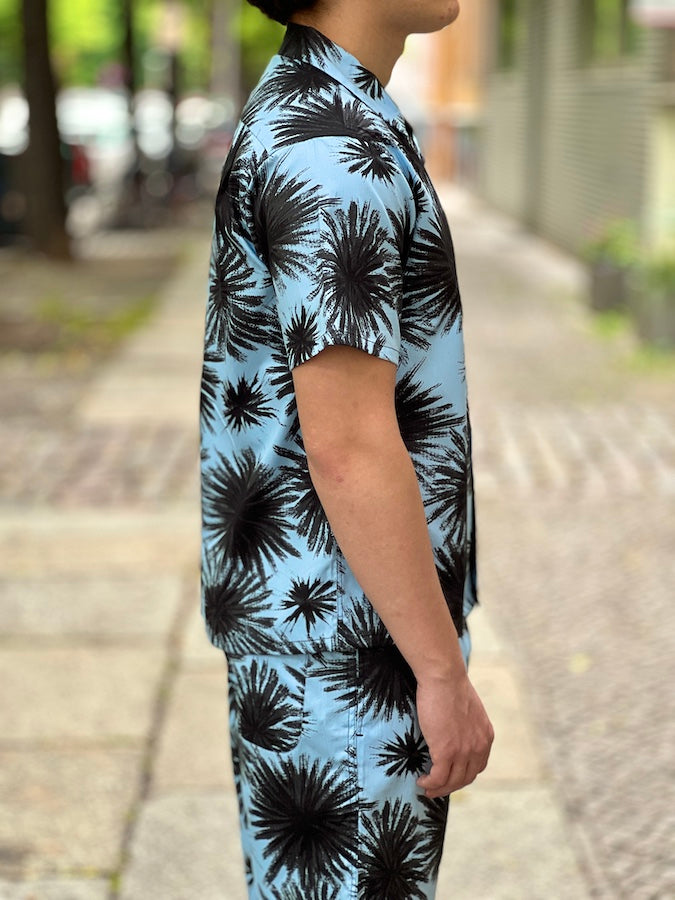 WEARMASTERS by Attractions - Lot.883 Black Fireworks - Cotton Shirt - Sax