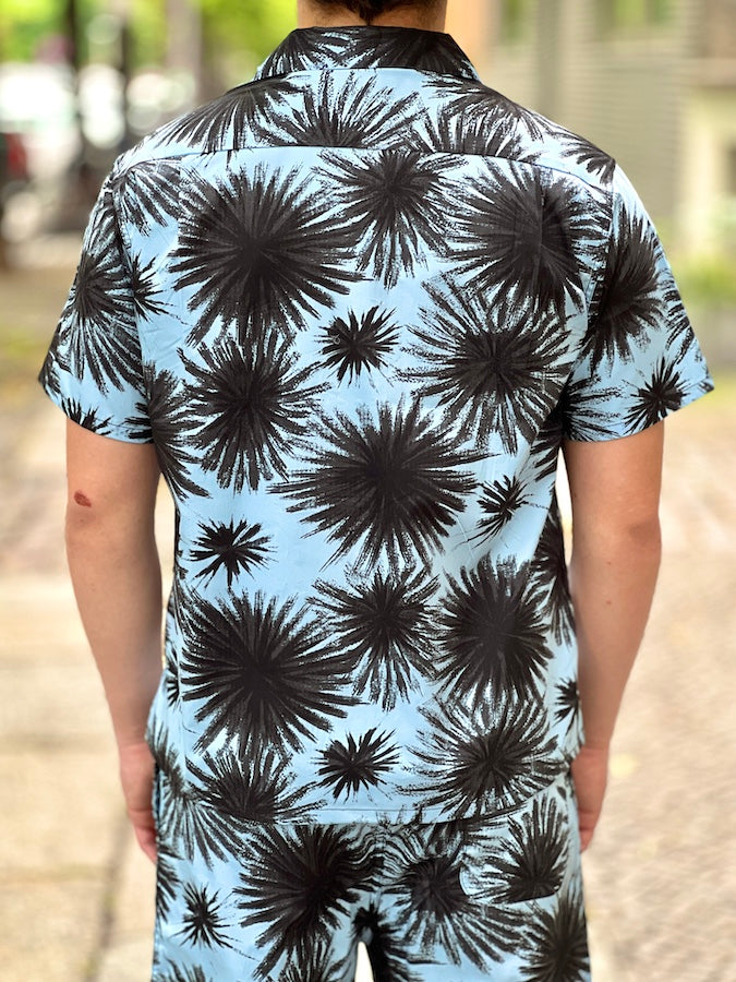 WEARMASTERS by Attractions - Lot.883 Black Fireworks - Cotton Shirt - Sax