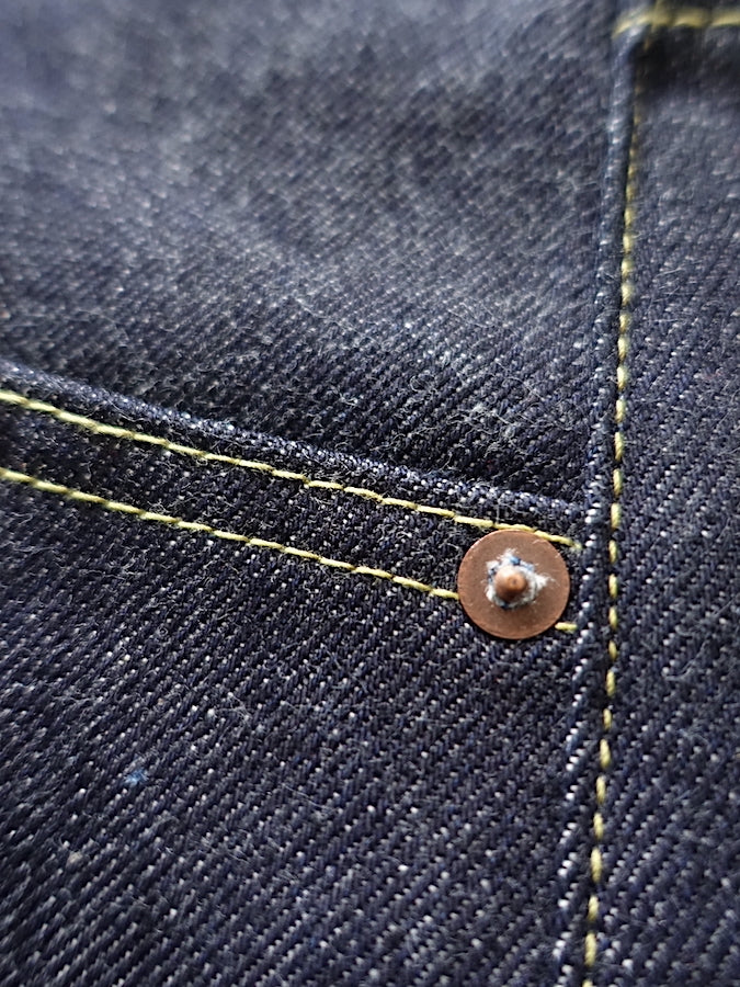 WEARMASTERS by Attractions - Lot.100 Denim Pants - 13.7oz Raw Selvedge Denim - Regular Straight