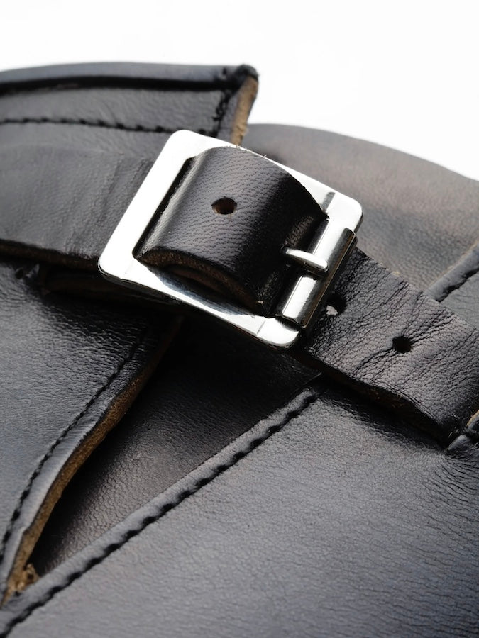 Lot.444 - Engineer Boots - HORSEBUTT - Black