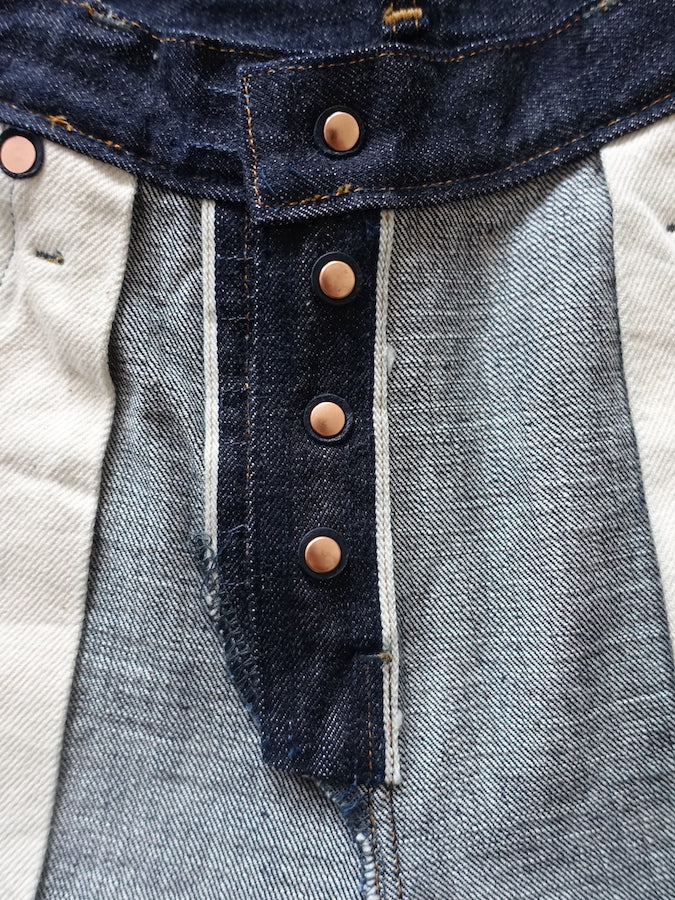 BIG JOHN  - R009 (000) - FLAGSHIP MODEL "RARE" - 15.5oz SAKAMOTO Selvedge Denim - Slim