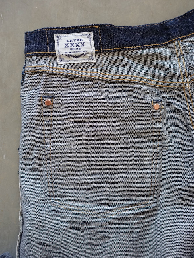 BIG JOHN XX001 (000)『XXXX-EXTRA』Model - ORGANIC COTTON FROM FIVE CONTINENTS - Regular Straight