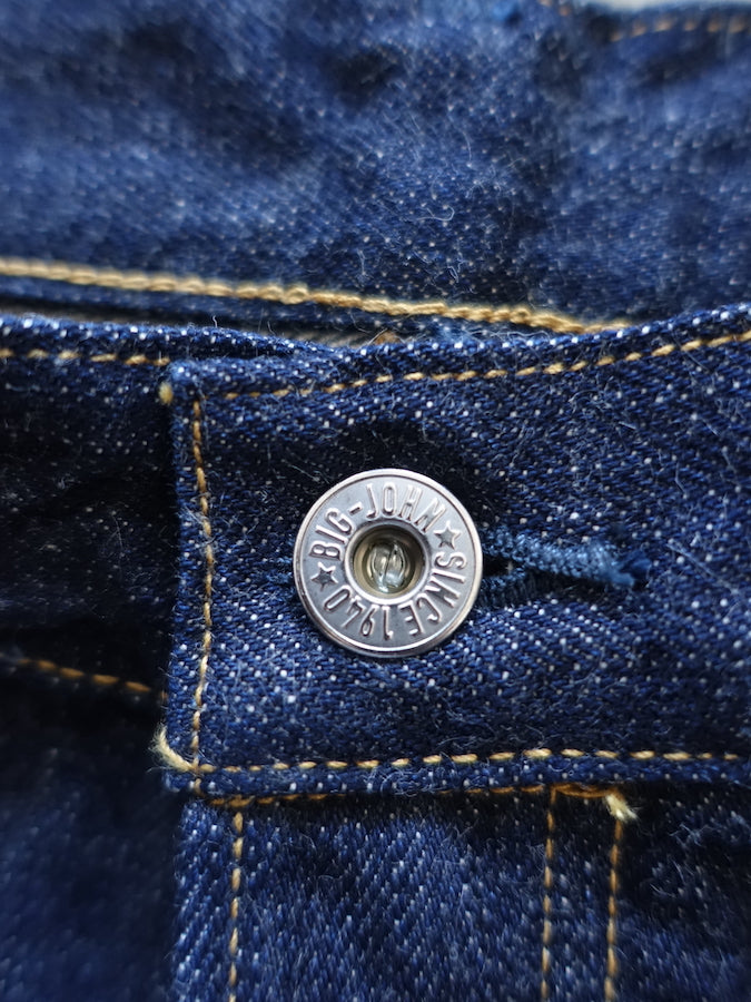 BIG JOHN XX001 (000)『XXXX-EXTRA』Model - ORGANIC COTTON FROM FIVE CONTINENTS - Regular Straight