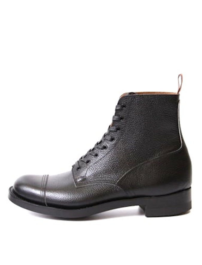 CLINCH BOOTS - Graham - Embossed French Calf Leather - Black