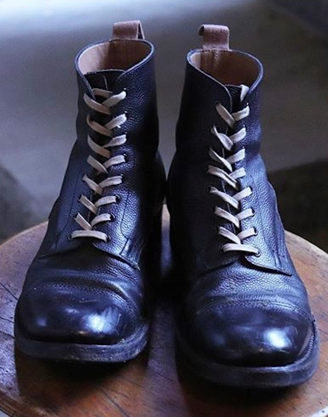 CLINCH BOOTS - Graham - Embossed French Calf Leather - Black