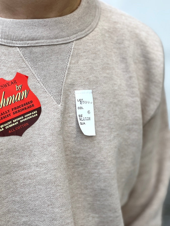 Cushman - 26903 FREEDOM SLEEVE - Heavy Loopwheeled Sweatshirt - Mix Beige