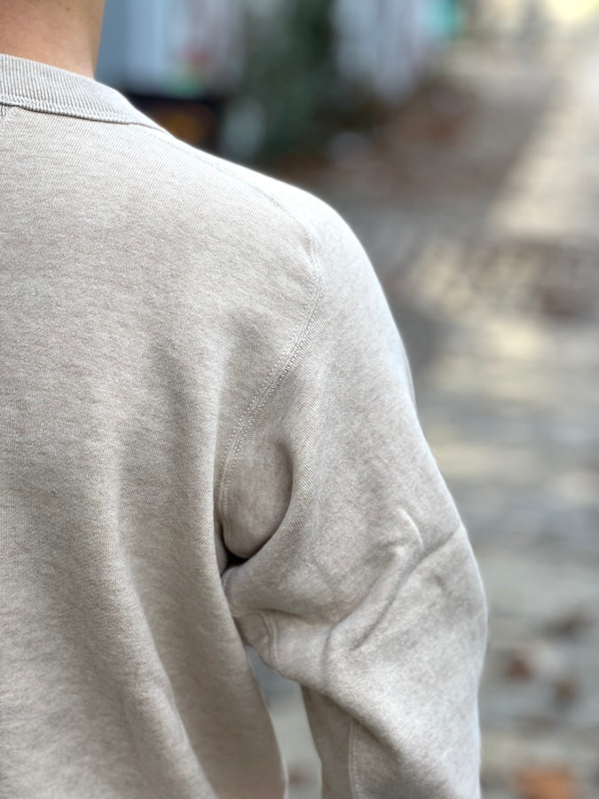 Cushman - 26903 FREEDOM SLEEVE - Heavy Loopwheeled Sweatshirt - Mix Beige
