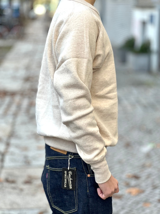 Cushman - 26903 FREEDOM SLEEVE - Heavy Loopwheeled Sweatshirt - Mix Beige