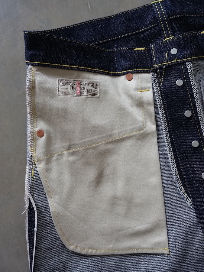 Cushman - Lot 22177 - 5 Pocket Pants - 13.5oz Selvedge Denim - Classic Straight Cut