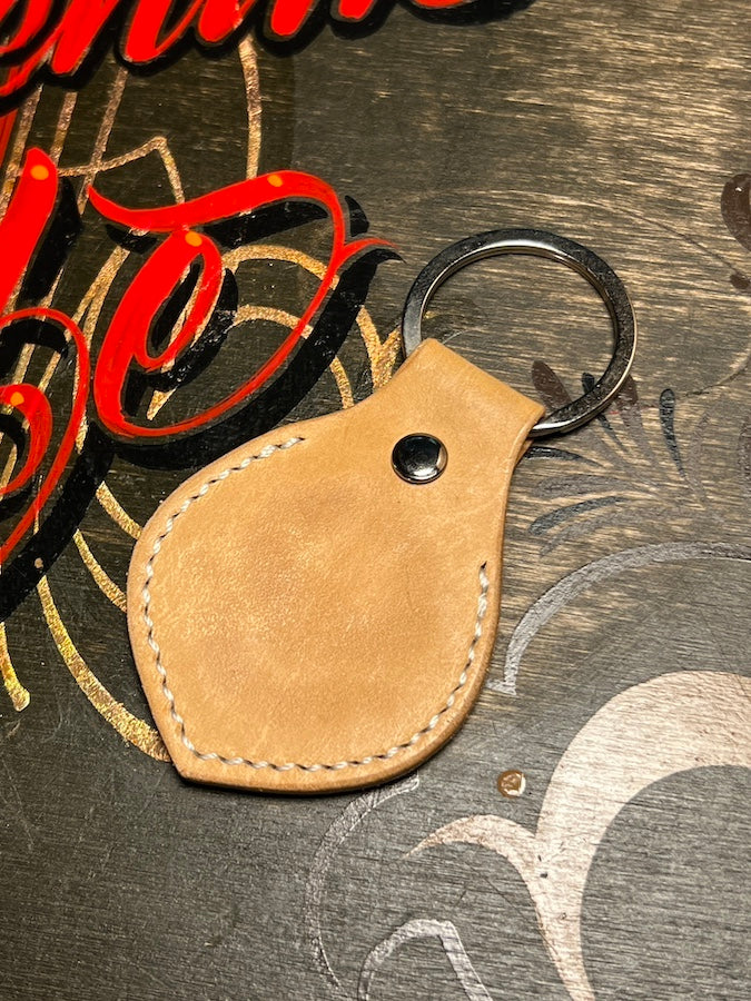 DC4 - Studded Leather Key Holder - Natural