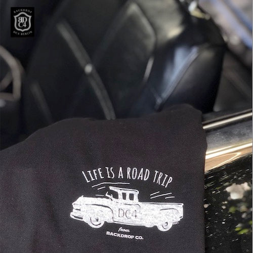 DC4 x BACKDROP Leathers - Special Collaboration 2021 - T-Shirt ✫ LIFE IS A ROAD TRIP ✫