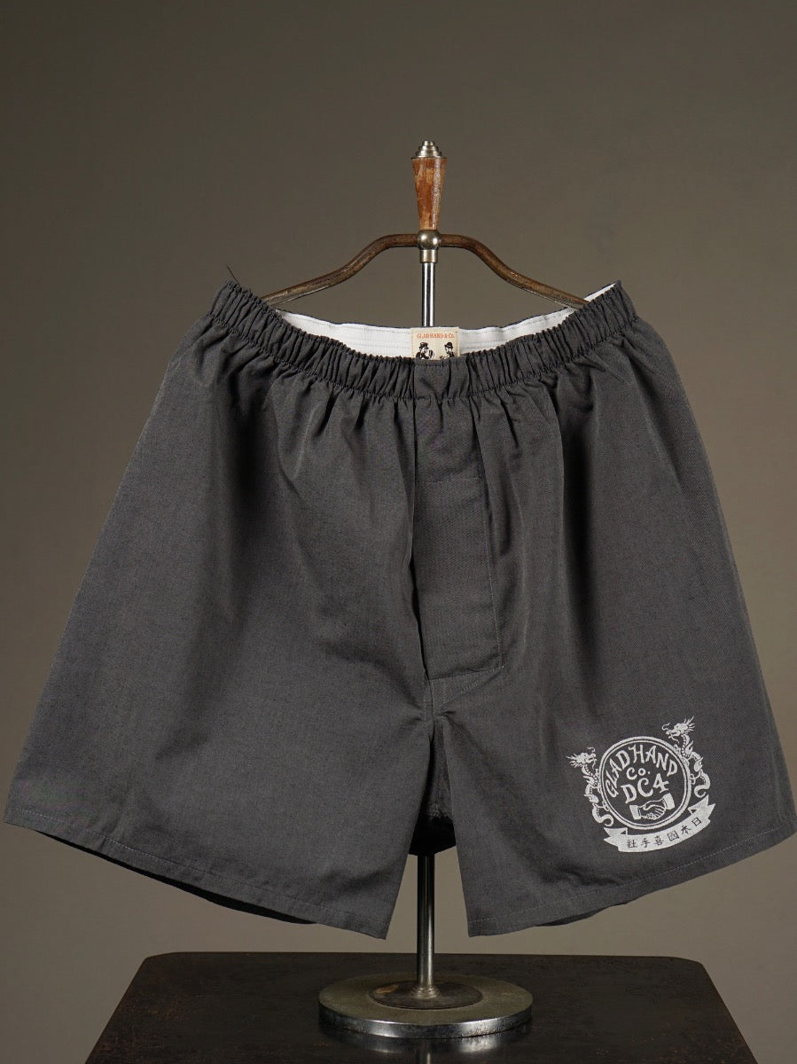 DC4 x GLAD HAND & Co. " LIMITED COLLABORATION BOXER SHORTS " - Black