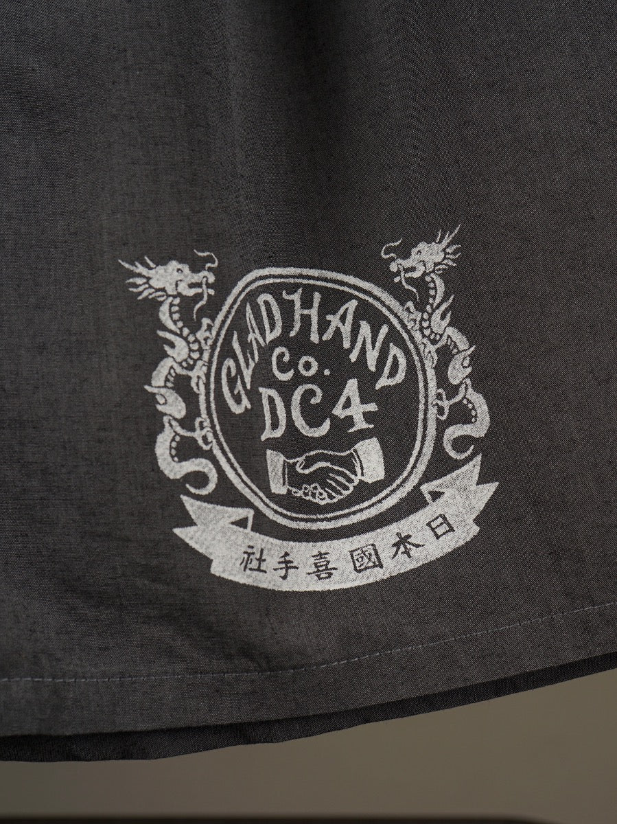 DC4 x GLAD HAND & Co. " LIMITED COLLABORATION BOXER SHORTS " - Black