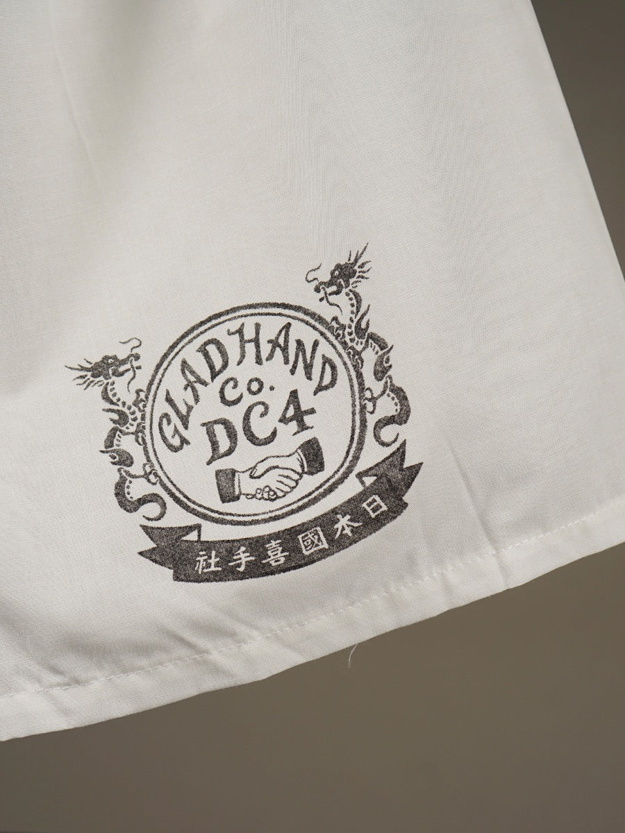 DC4 x GLAD HAND & Co. " LIMITED COLLABORATION BOXER SHORTS " - White