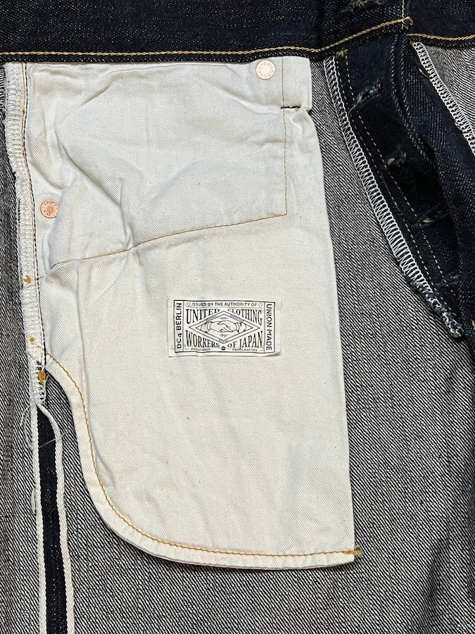 DC4 x ONI Denim  "20th Anniversary" Limited Collaboration  - 16.5oz Natural Indigo Denim - Lot.244 Custom  Straight